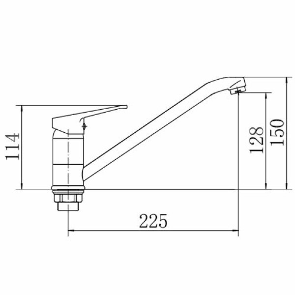 Смеситель для кухни Fashun хром (A4913) Смеситель для кухни Fashun хром (A4913)