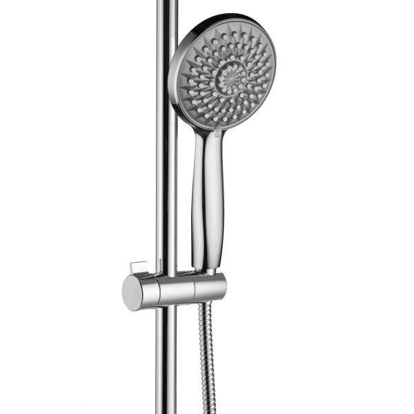 Душевой гарнитур Swedbe Hermes хром, серый (5001G1)