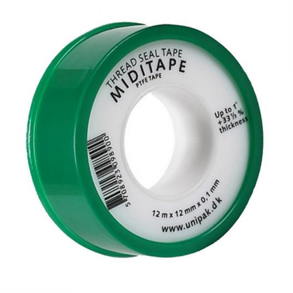 Лента Фум Miditape 0,1 мм (13,2 м / 12 мм) UNIPAK (1000307)