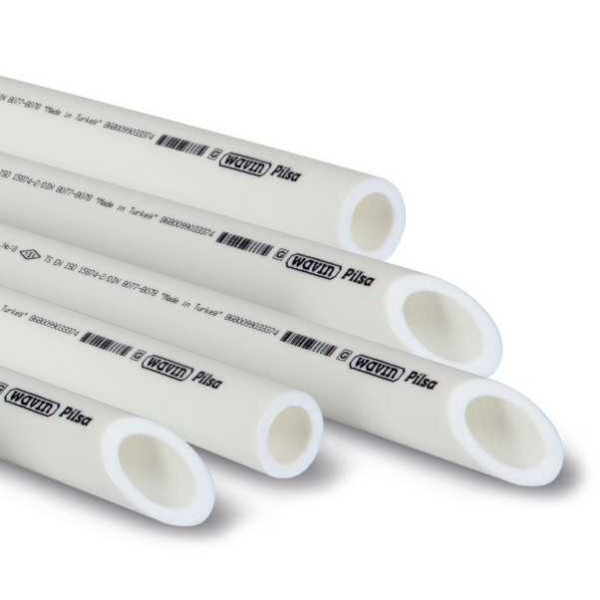 Труба PP-R 32*5,4 в штанге PN 20 "Pilsa" (белая) (80024) Труба PP-R 32*5,4 в штанге PN 20 "Pilsa" (белая) (80024)