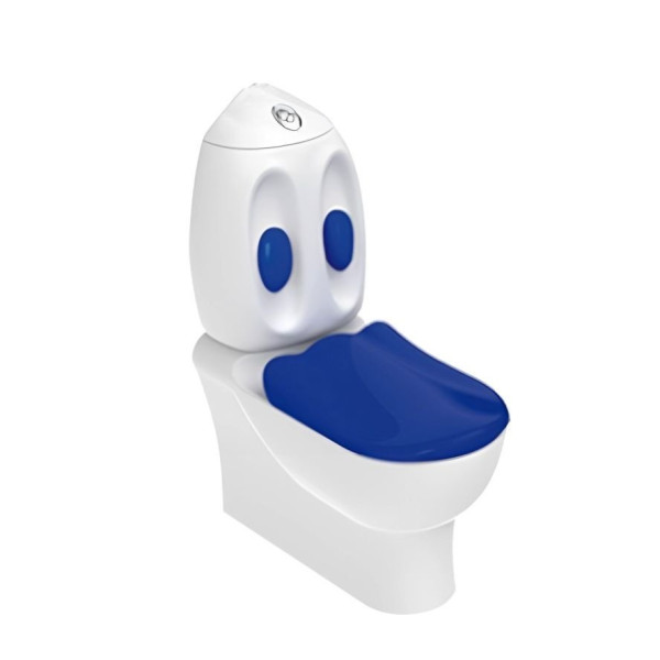 Сиденье для унитаза Creavit Ducky 278x304x синий (KC1003.01.1700E) Сиденье для унитаза Creavit Ducky 278x304x синий (KC1003.01.1700E)