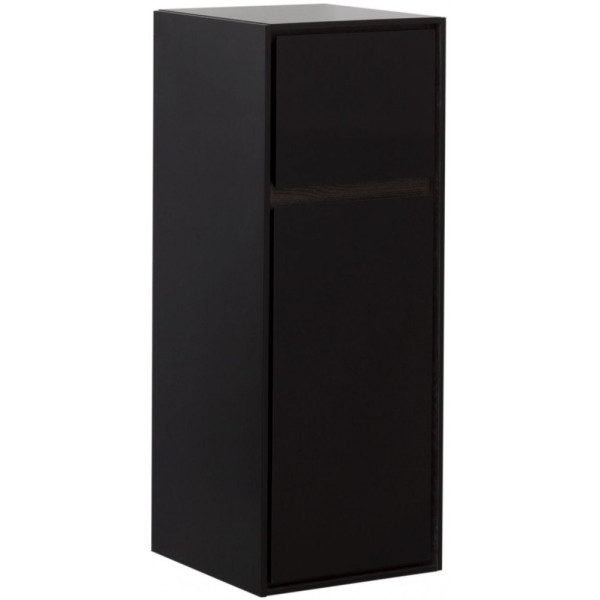 Пенал подвесной Aquanet Милан 35x33,4x90 черный, R (00306376)