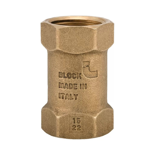 Клапан обратный вертикальный Itap 1/2" Block (с пластиковым седлом) (1010012)