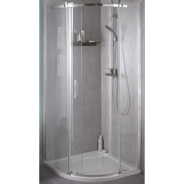 Душевой уголок Jacob Delafon Contra 90x200 стекло прозрачное, профиль хром (E22R90L-GA)
