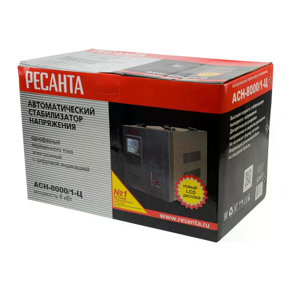 Стабилизатор напряжения Ресанта АСН-8000/1-Ц (63/6/7)