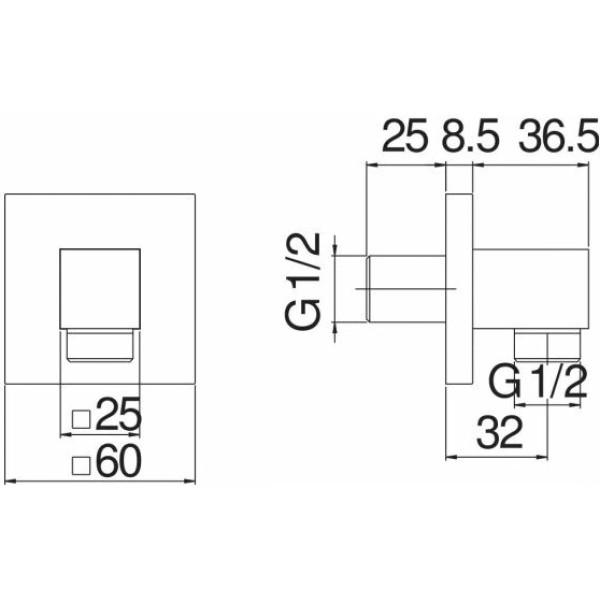 Шланговое подсоединение Nobili черный (AD150/3BM) Шланговое подсоединение Nobili черный (AD150/3BM)