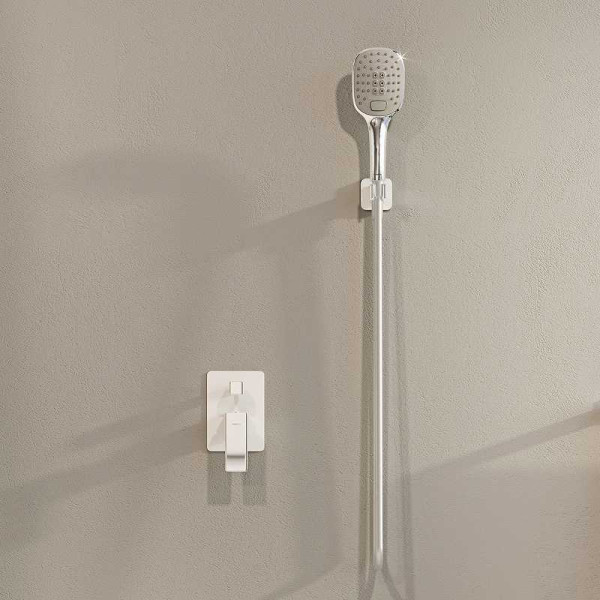 Душевая лейка Omnires Davis хром/белый (DAVIS-RCRB)