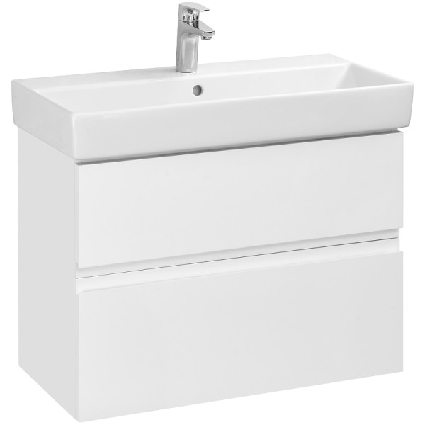 Тумба подвесная Roca Oleta 76x374x54,8 белый глянцевый (857640806)