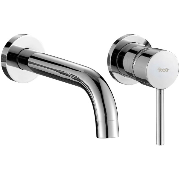 Смеситель для раковины скрытого монтажа REA Lungo chrom + box (REA-B0521) Смеситель для раковины скрытого монтажа REA Lungo chrom + box (REA-B0521)