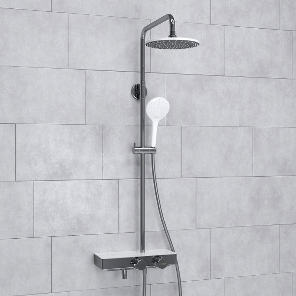 Душевая система WasserKRAFT хром (A113.067.155.CH Thermo)