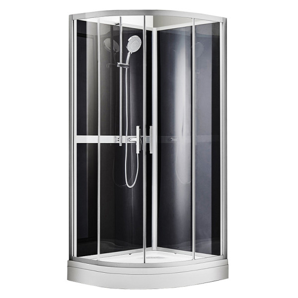 Душевая кабина Azario Richmond 90x90x200 стекло прозрачное, профиль хром (AZ-N10812 90)