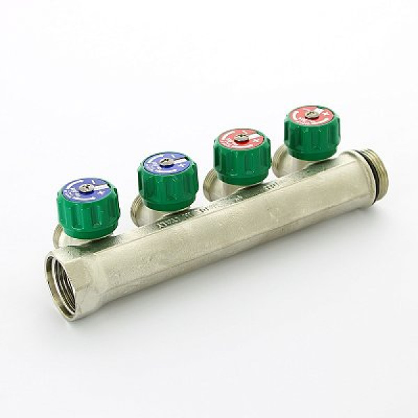 Коллектор 4 отв. регулируемый 1"х3/4"(18) евроконус выходы под 90° 50 мм Uni-Fitt IT (никель) (410N4340) Коллектор 4 отв. регулируемый 1"х3/4"(18) евроконус выходы под 90° 50 мм Uni-Fitt IT (никель) (410N4340)