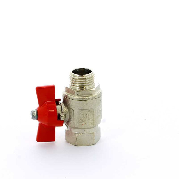 Кран Itap 1/2" ВН шаровый Ideal (красная бабочка) (0930012) Кран Itap 1/2" ВН шаровый Ideal (красная бабочка) (0930012)