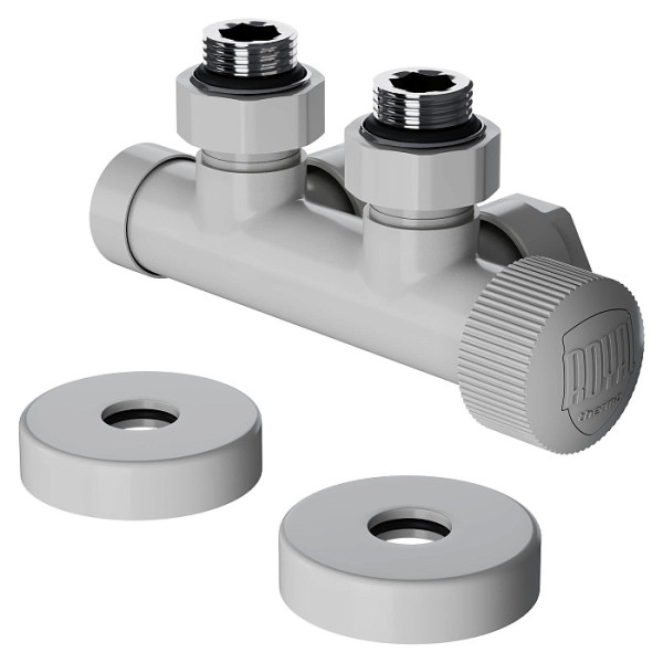Узел термостатический угловой 1/2"х15 мм Royal Thermo Design Pro М30х1,5 (Белый) (RANPU11215WH) Узел термостатический угловой 1/2"х15 мм Royal Thermo Design Pro М30х1,5 (Белый) (RANPU11215WH)