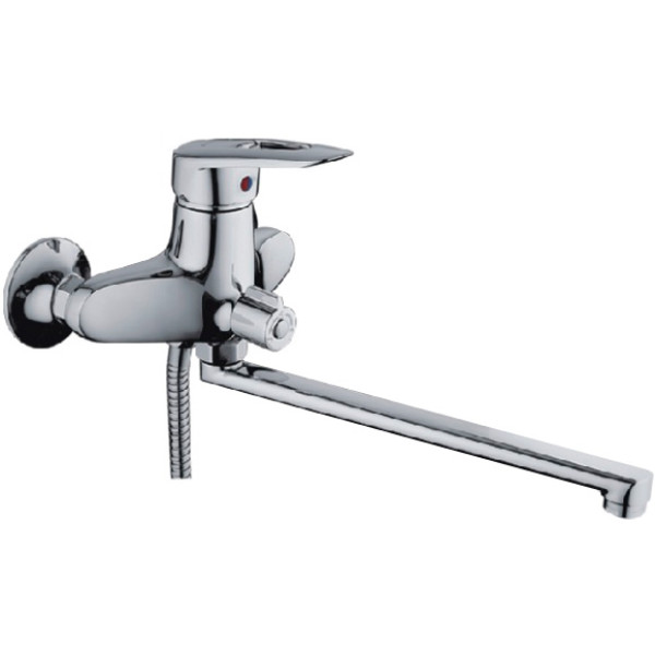 Смеситель для ванны и душа Ledeme с душевым гарнитуром (L2207)