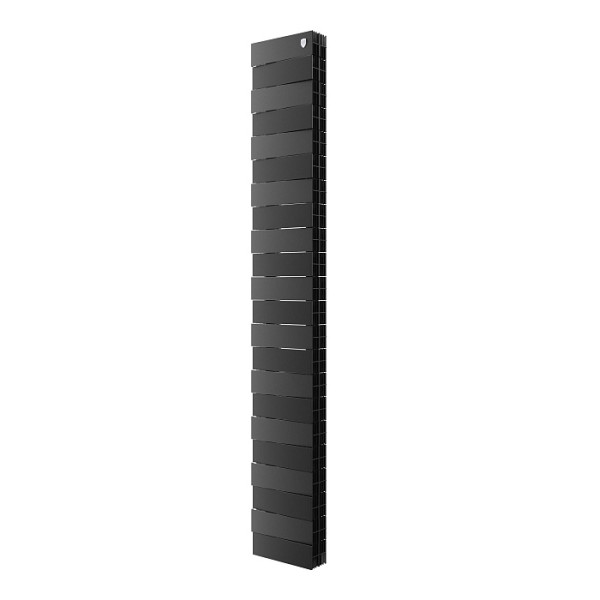 Радиатор биметаллический Royal Thermo PianoForte Tower 200 Noir Sable (22 секции) Чёрный (RTPFTNS20022)