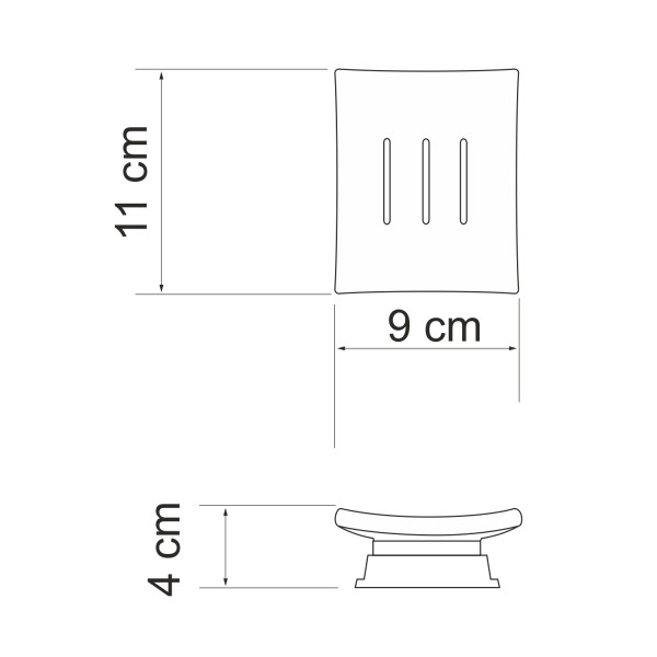 Мыльница WasserKRAFT Amper (K-5429W)