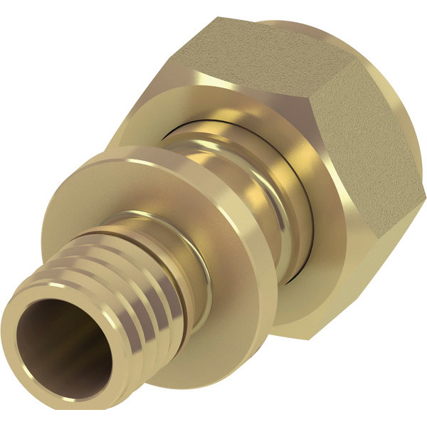 Соединение прямое с накидной гайкой TECEflex 16х1/2" ВР (латунь) (767578)
