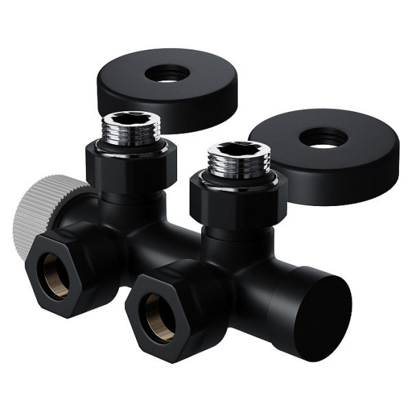 Узел термостатический угловой 1/2"х15 мм Royal Thermo Design Pro М30х1,5 (Черный) (RANPU11215BL) Узел термостатический угловой 1/2"х15 мм Royal Thermo Design Pro М30х1,5 (Черный) (RANPU11215BL)