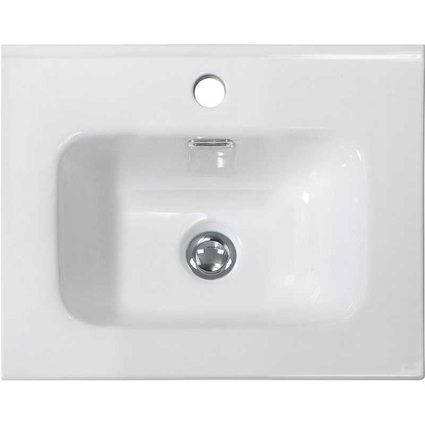 Раковина встраиваемая BelBagno 61 белая (BB600/390ETL)