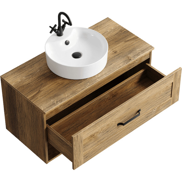 Тумба подвесная Aqwella Craft 1000x480x610 дуб балтийский (CRF0110DB)