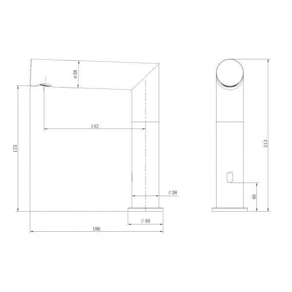 Смеситель для раковины Abber Perfekte 316 сталь брашированная (AF8A101BSTS)