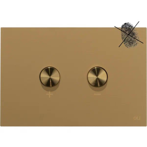 Клавиша смывная Oli Blink золото брашированное матовое (889873)