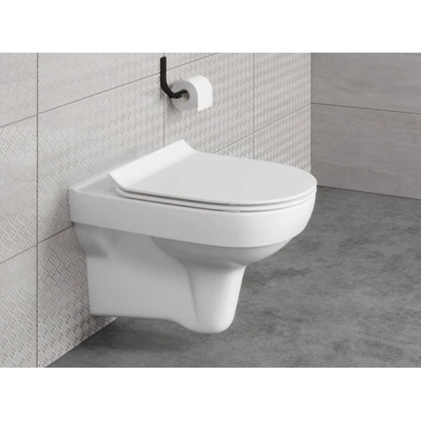 Комплект инсталляция с унитазом Cersanit LINK PRO+клавиша смыва ESTETICA белая + Унитаз CITY CO DPL EO slim с клавишей (64277)