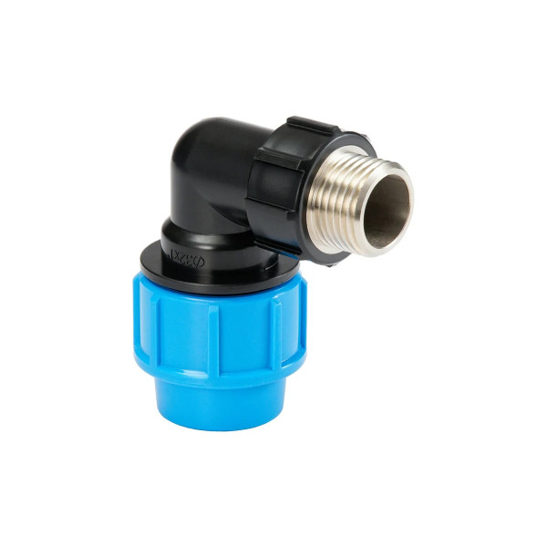 Соединение угловое 32x1"Н Джилекс Про для п/э трубы, PP, латунная втулка (9163)