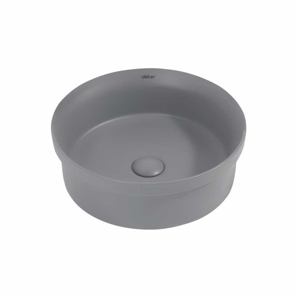 Раковина накладная Abber Bequem серая матовая (AC2103MG) Раковина накладная Abber Bequem серая матовая (AC2103MG)