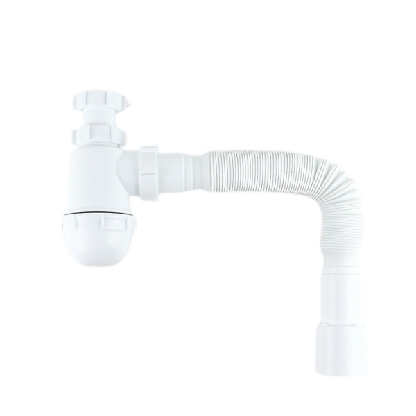 Сифон для раковины Iddis 1 1/4"x40 с гофротрубой 40/50 (900B000010VD)