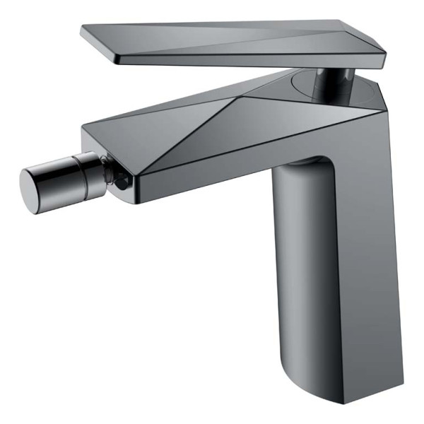 Смеситель для биде Boheme Venturo черный (376-SGM)