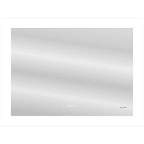 Зеркало Cersanit LED Design Pro 060 80х60 с подсветкой с часами