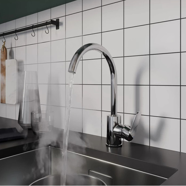 Смеситель для кухни Milardo Poli хром (POLSBJ0M05) Смеситель для кухни Milardo Poli хром (POLSBJ0M05)