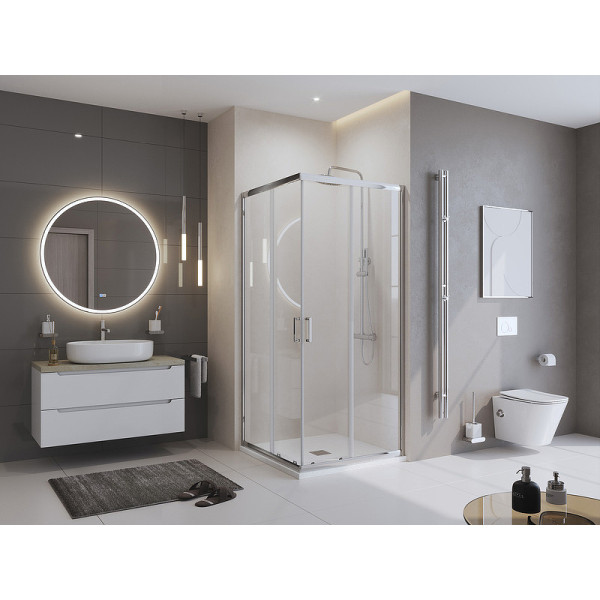 Душевой поддон BelBagno Uno 80x80x3,5 белый (TRAY-MR-UNO-A-80-3,5-W-CR) Душевой поддон BelBagno Uno 80x80x3,5 белый (TRAY-MR-UNO-A-80-3,5-W-CR)