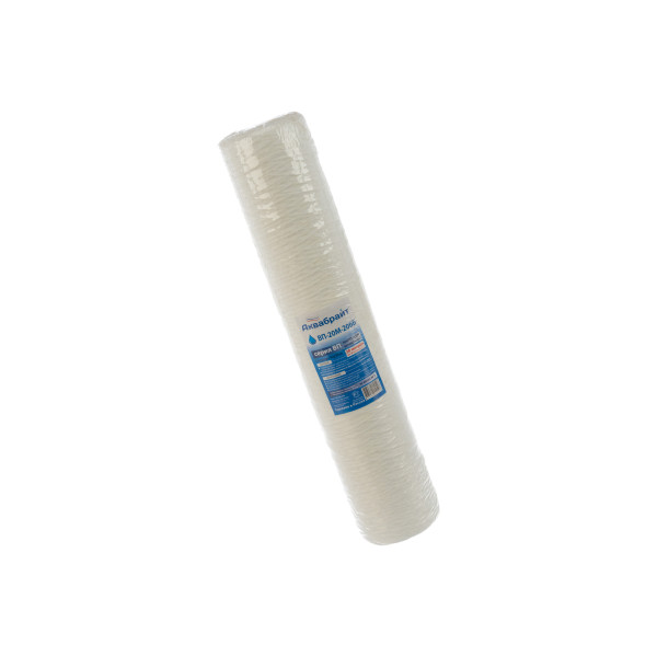 Картридж Аквабрайт ВП-20М 20ВВ 20 мкм (веревочный полипропилен, для холодной воды) (ВП-20 М-20 ББ) Картридж Аквабрайт ВП-20М 20ВВ 20 мкм (веревочный полипропилен, для холодной воды) (ВП-20 М-20 ББ)