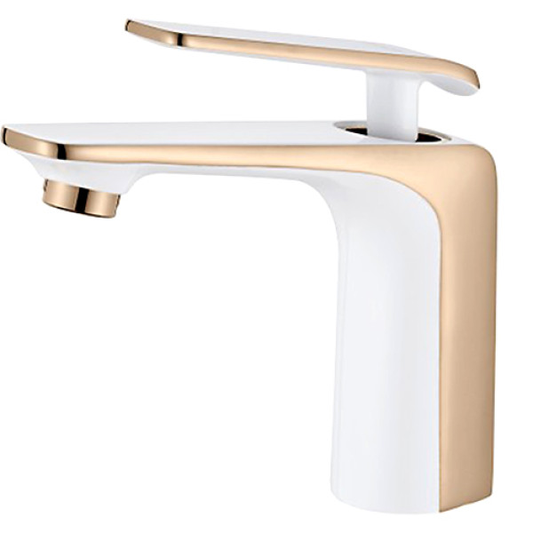 Смеситель для раковины Ledeme белый (L1074WR)