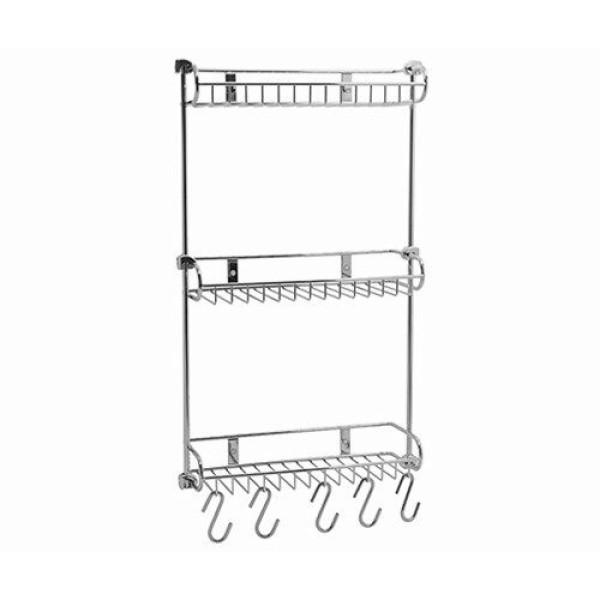 Полка подвесная, тройная WasserKraft хром (K-1433)