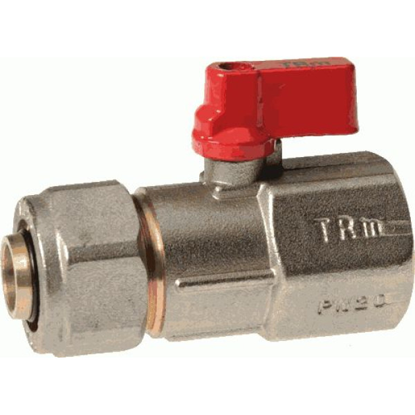 Кран 20*3/4"В шаровый TeRma (обжим, мини) (30234) Кран 20*3/4"В шаровый TeRma (обжим, мини) (30234)