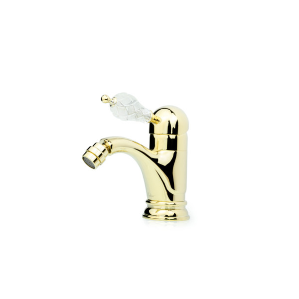 Смеситель для биде Boheme Crystal золотой (286-CRST)