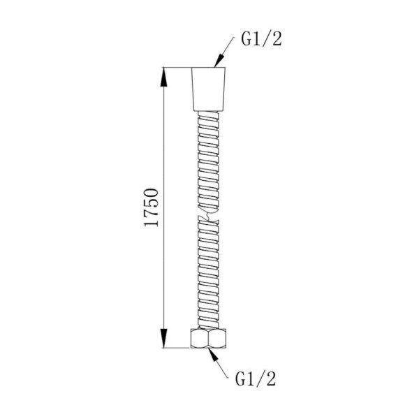 Шланг для душа Aquanika Aquaflex хром (AQA002-175)