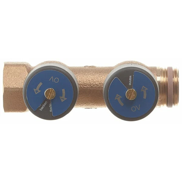 Коллектор Oventrop 2 отв. регулируемый 3/4"*3/4" Multidis R бронза (4200552)