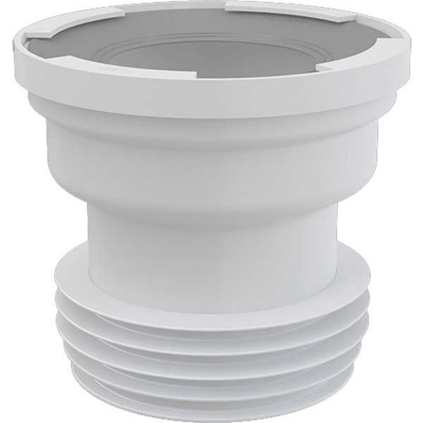 Патрубок для унитаза Alcadrain прямой белый (A991) Патрубок для унитаза Alcadrain прямой белый (A991)