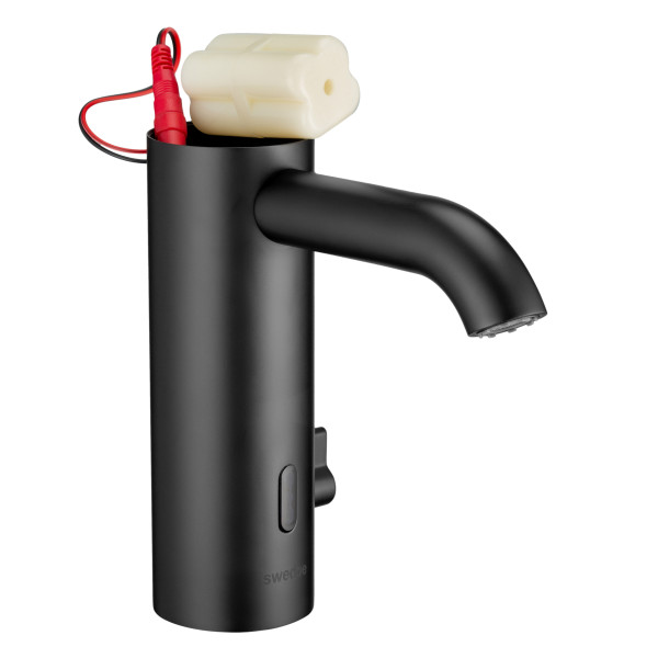 Смеситель для раковины Swedbe Europe 6010B сенсор с ручной регулировкой темп. воды черный (6010B)