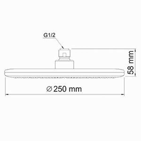 Душевая система WasserKRAFT хром (A15030 Thermo)