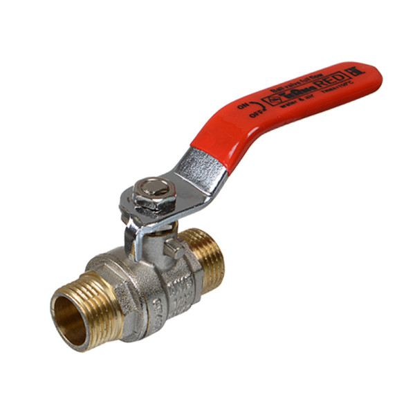 Кран 1/2" НН шаровый TeRma RED (красная ручка) (31006) Кран 1/2" НН шаровый TeRma RED (красная ручка) (31006)