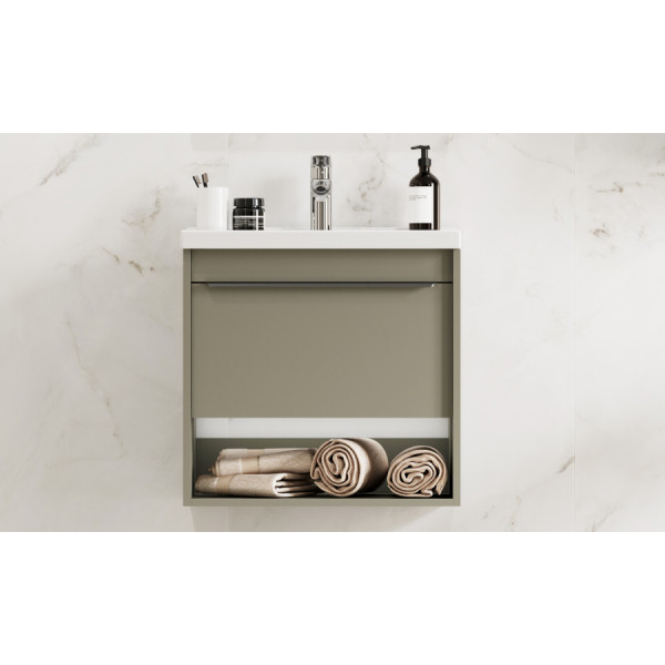 Тумба подвесная Aquaton Хоуп 584x438x563 зеленый (1.A287.2.01H.P9D.0)