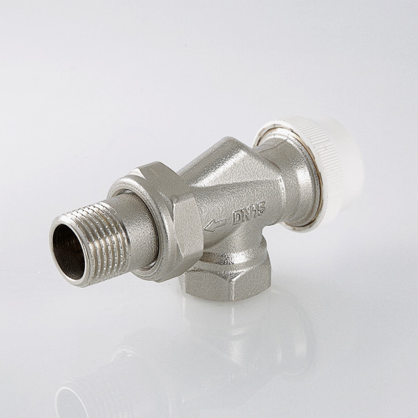 Клапан термостатический угловой 1/2" Valtec VT.179.N (осевой) (VT.179.N.04) Клапан термостатический угловой 1/2" Valtec VT.179.N (осевой) (VT.179.N.04)