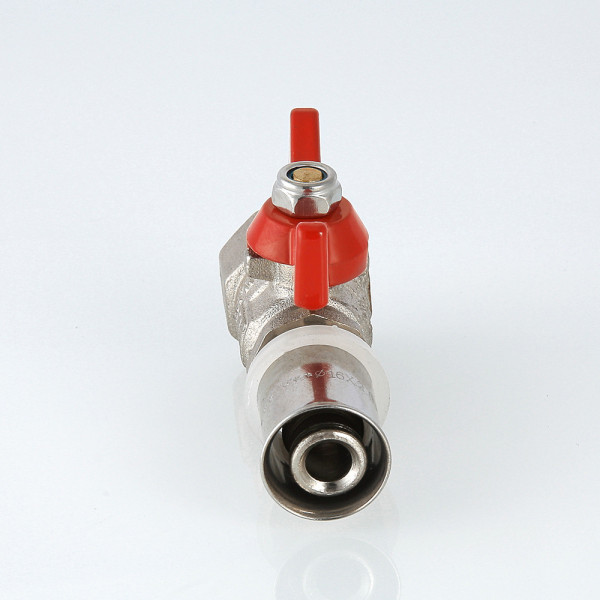 Кран 16х1/2"В шаровый пресс Valtec (красная бабочка) VT.242.N.1604 Кран 16х1/2"В шаровый пресс Valtec (красная бабочка) VT.242.N.1604