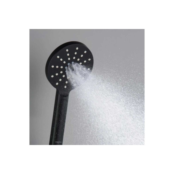 Душевая лейка Aquatek Оберон черный матовый (AQ2006MB)